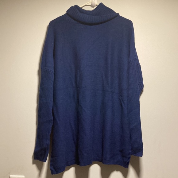 NWT Liz Claiborne Navy Sweater size Large - Picture 5 of 5